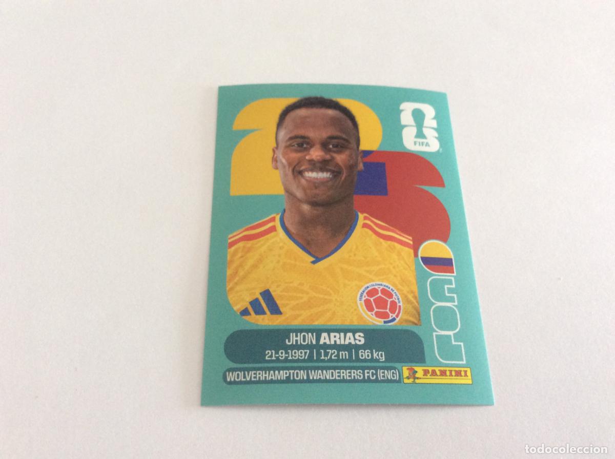 Cromos de f&uacute;tbol: COL17 COL 17 Jhon Arias Colombia Sticker Cromo FIFA World Cup 2026 26 Panini Mundial