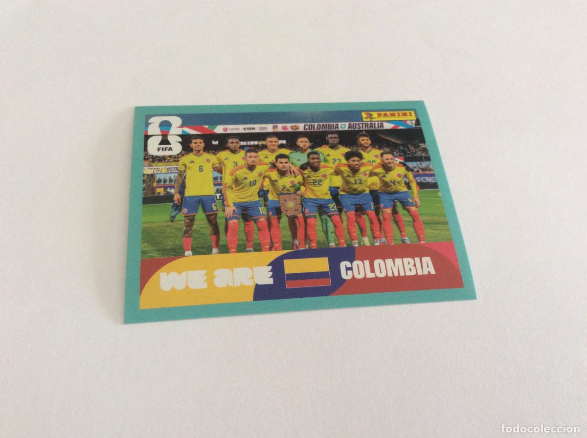 Cromos de f&uacute;tbol: COL13 COL 13 Equipo Colombia Sticker Cromo FIFA World Cup 2026 26 Panini Mundial