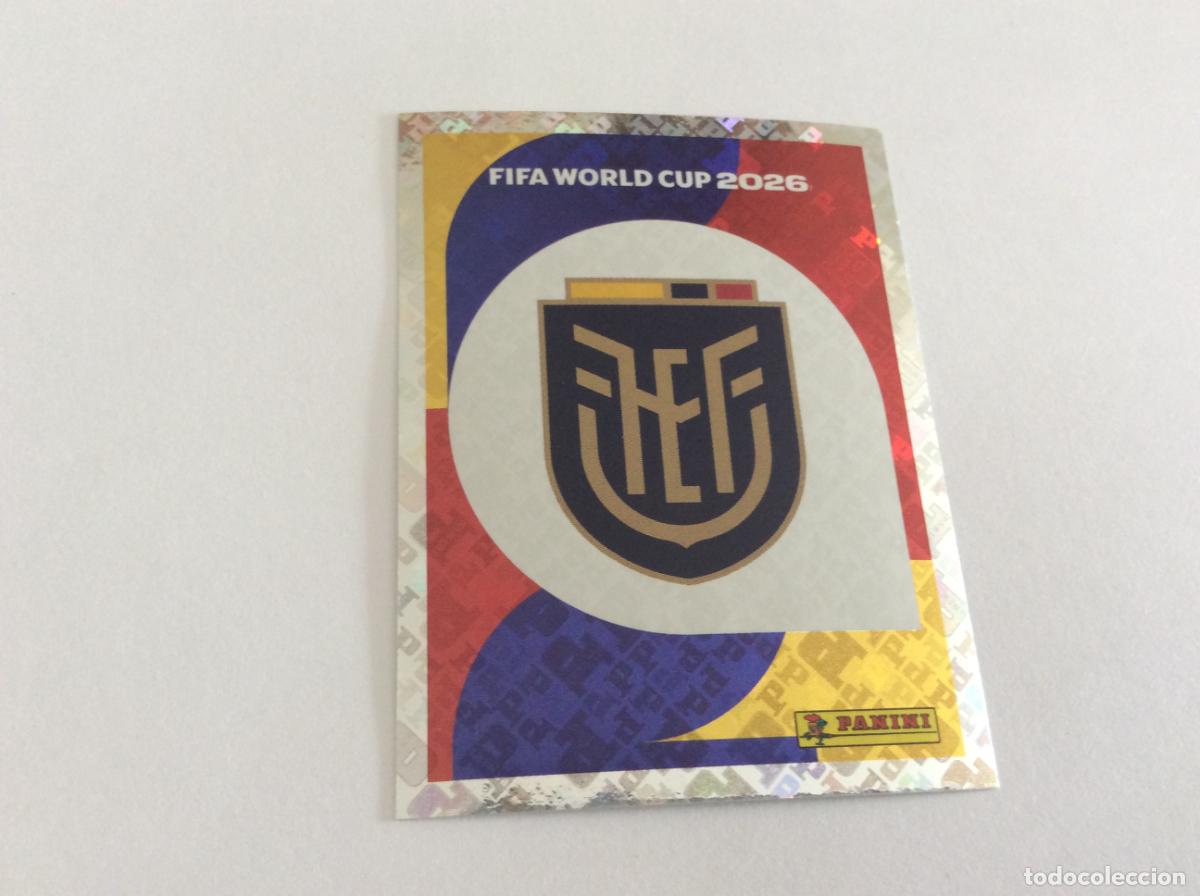 Cromos de f&uacute;tbol: ECU1 ECU 1 Escudo Ecuador Sticker Cromo FIFA World Cup 2026 26 Panini Mundial