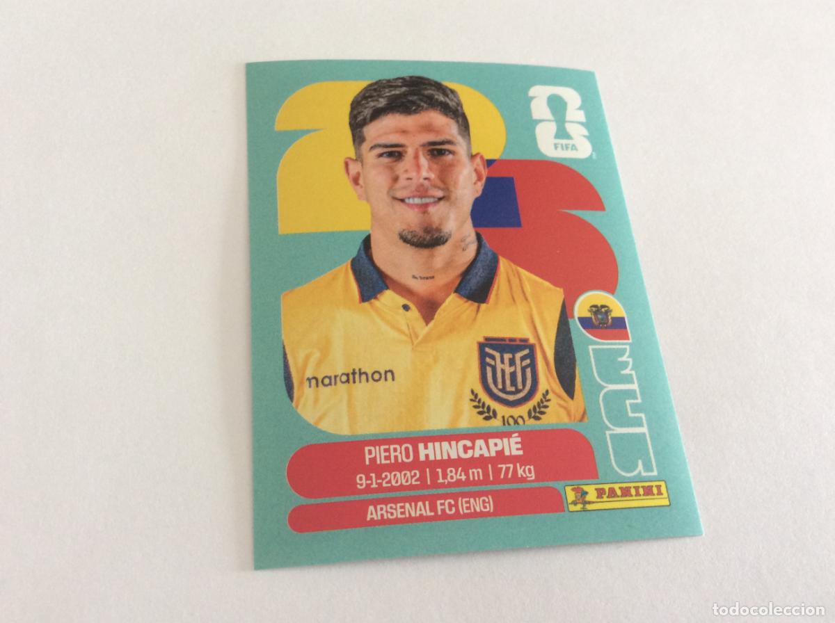 Cromos de f&uacute;tbol: ECU4 ECU 4 Piero Hincapi&eacute; Ecuador Sticker Cromo FIFA World Cup 2026 26 Panini Mundial