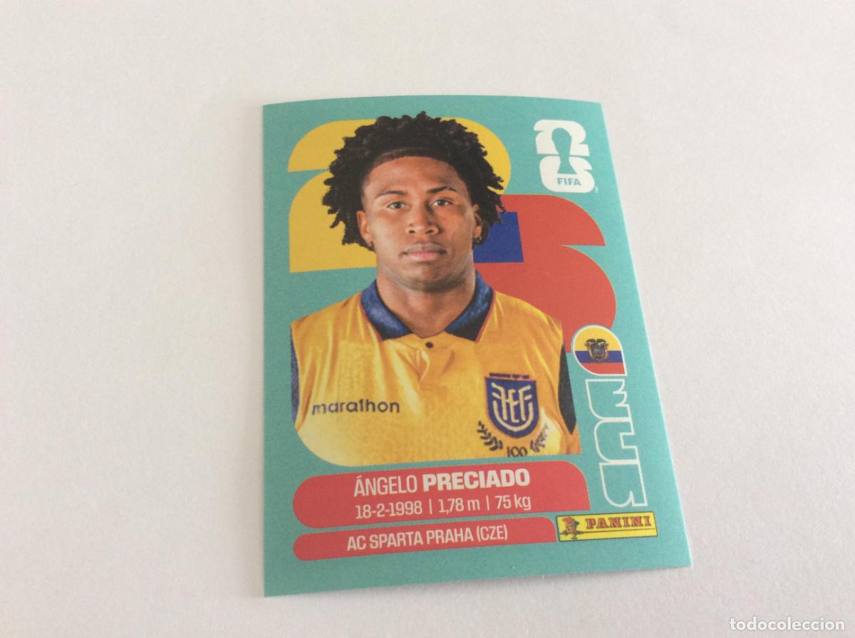 Cromos de f&uacute;tbol: ECU7 ECU 7 &Aacute;ngelo Preciado Ecuador Sticker Cromo FIFA World Cup 2026 26 Panini Mundial