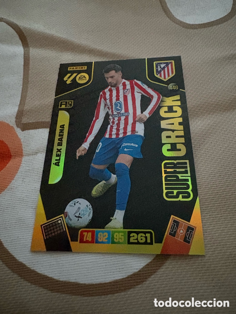 Cromos de f&uacute;tbol: Adrenalyn XL 2025 2026 25 26 Card ALEX BAENA N&deg;446 SUPER CRACK nuevo