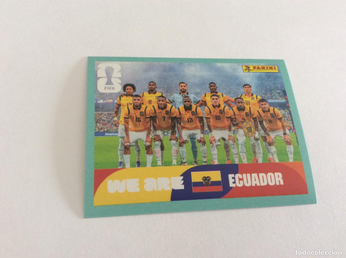 Cromos de f&uacute;tbol: ECU13 ECU 13 Equipo Ecuador Sticker Cromo FIFA World Cup 2026 26 Panini Mundial