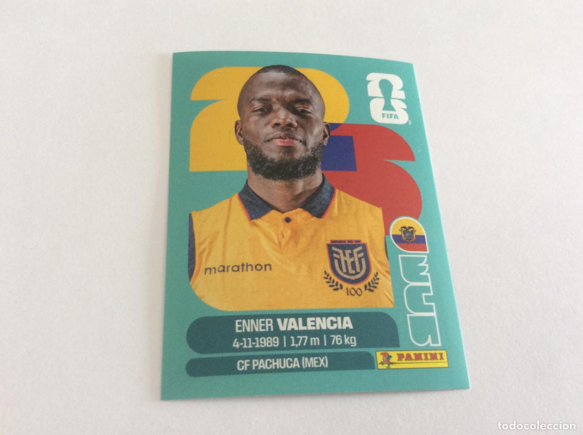 Cromos de f&uacute;tbol: ECU20 ECU 20 Enner Valencia Ecuador Sticker Cromo FIFA World Cup 2026 26 Panini Mundial