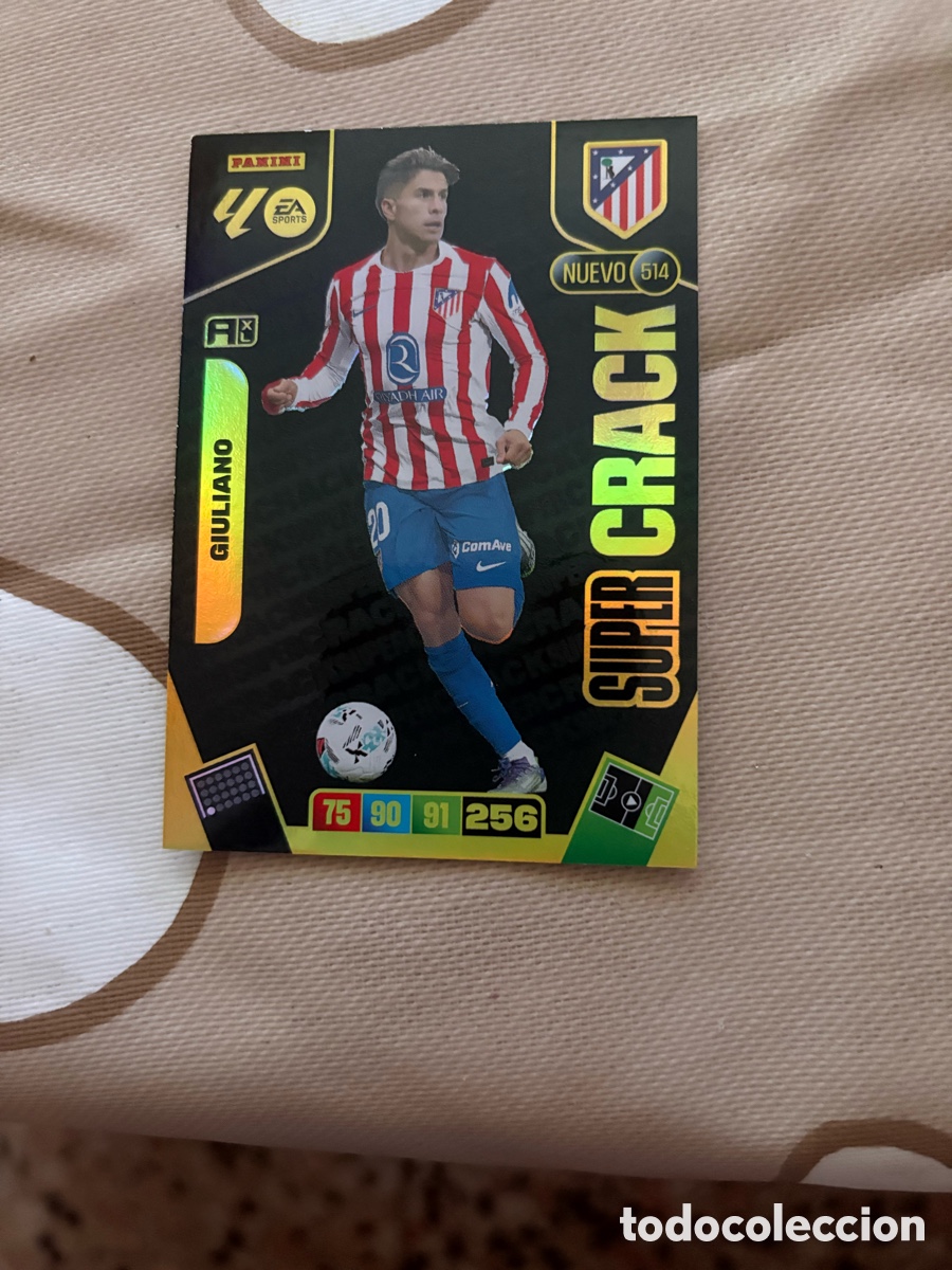 Cromos de f&uacute;tbol: GIULIANO ATLETICO MADRID 514 NUEVO SUPER CRACK ADRENALYN XL LIGA 2025/2026 25 26 PANINI
