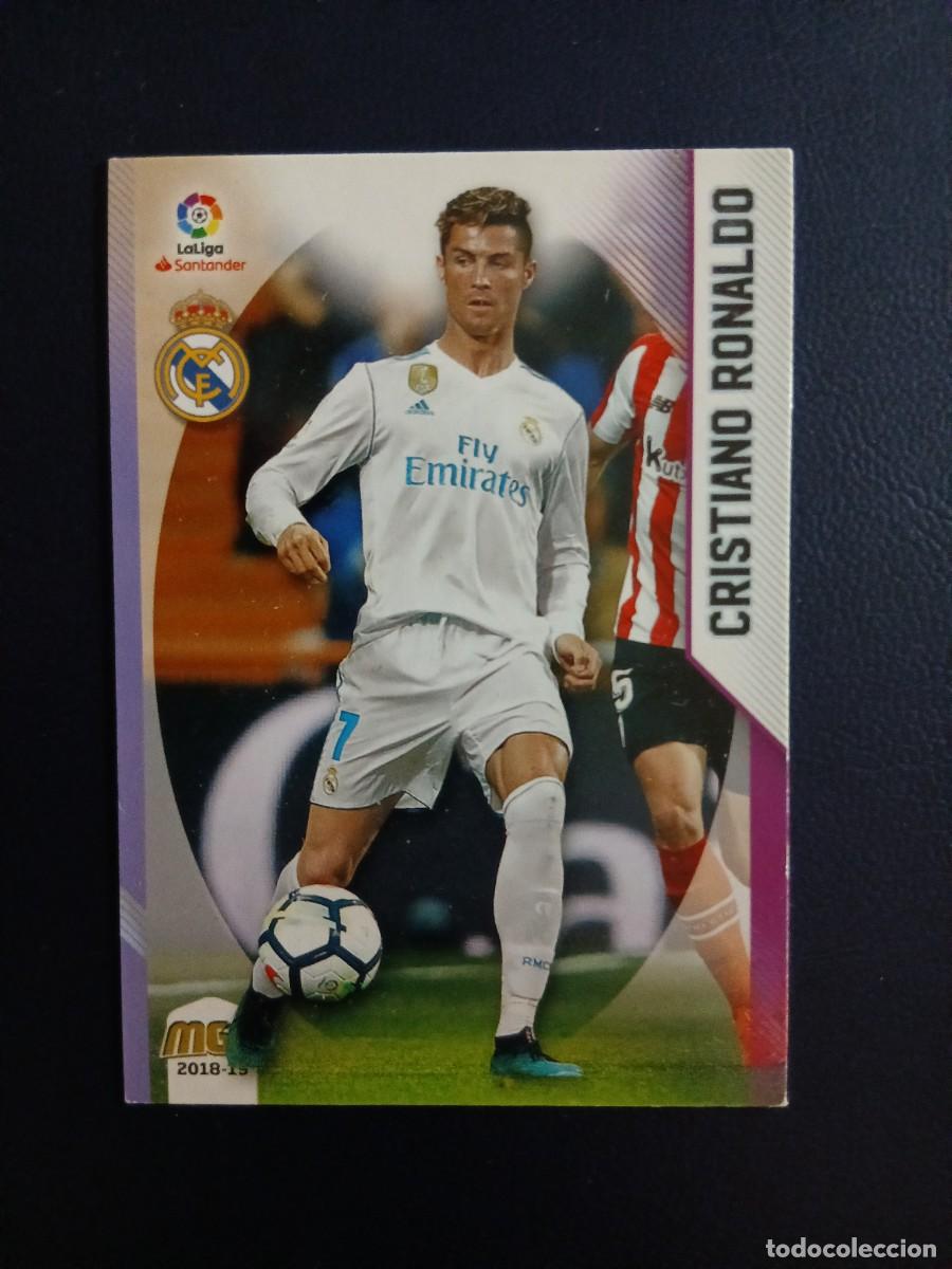 Cromos de f&uacute;tbol: 372 CRISTIANO RONALDO (REAL MADRID) PANINI MEGACRACKS 2018 2019 18 19