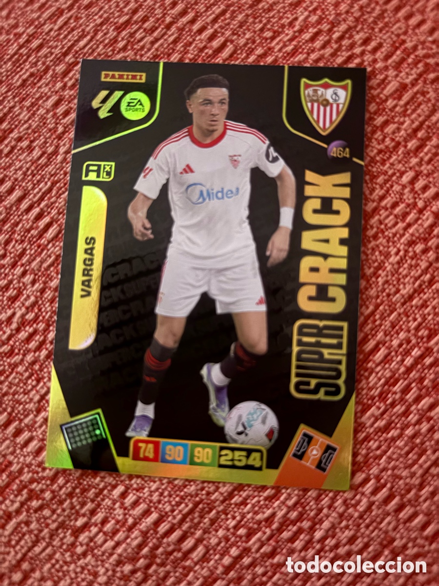 Fu&szlig;ball-Sticker: 464 VARGAS SEVILLA SUPERCRACK SUPER CRACK ⚽ LIGA ADRENALYN XL 2025 2026 25 26 ⚽