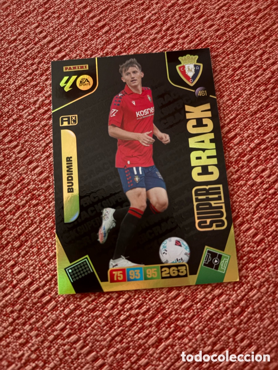 Figurine di Calcio: 461 BUDIMIR OSASUNA SUPERCRACK SUPER CRACK ⚽ LIGA ADRENALYN XL 2025 2026 25 26 ⚽