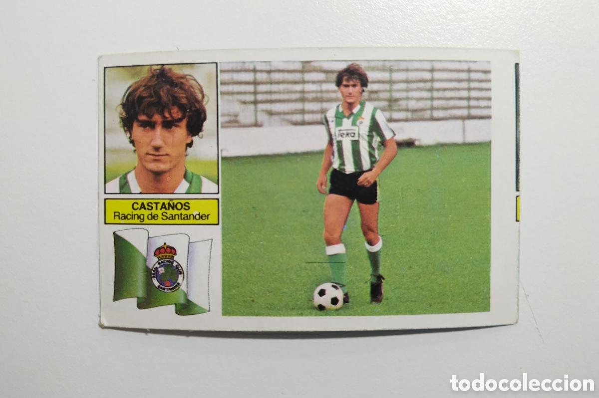 Figurine di Calcio: CASTA&Ntilde;OS VERSION RAYAS RACING DE SANTANDER DESPEGADO LIGA EDICIONES ESTE 1982 1983 82 83