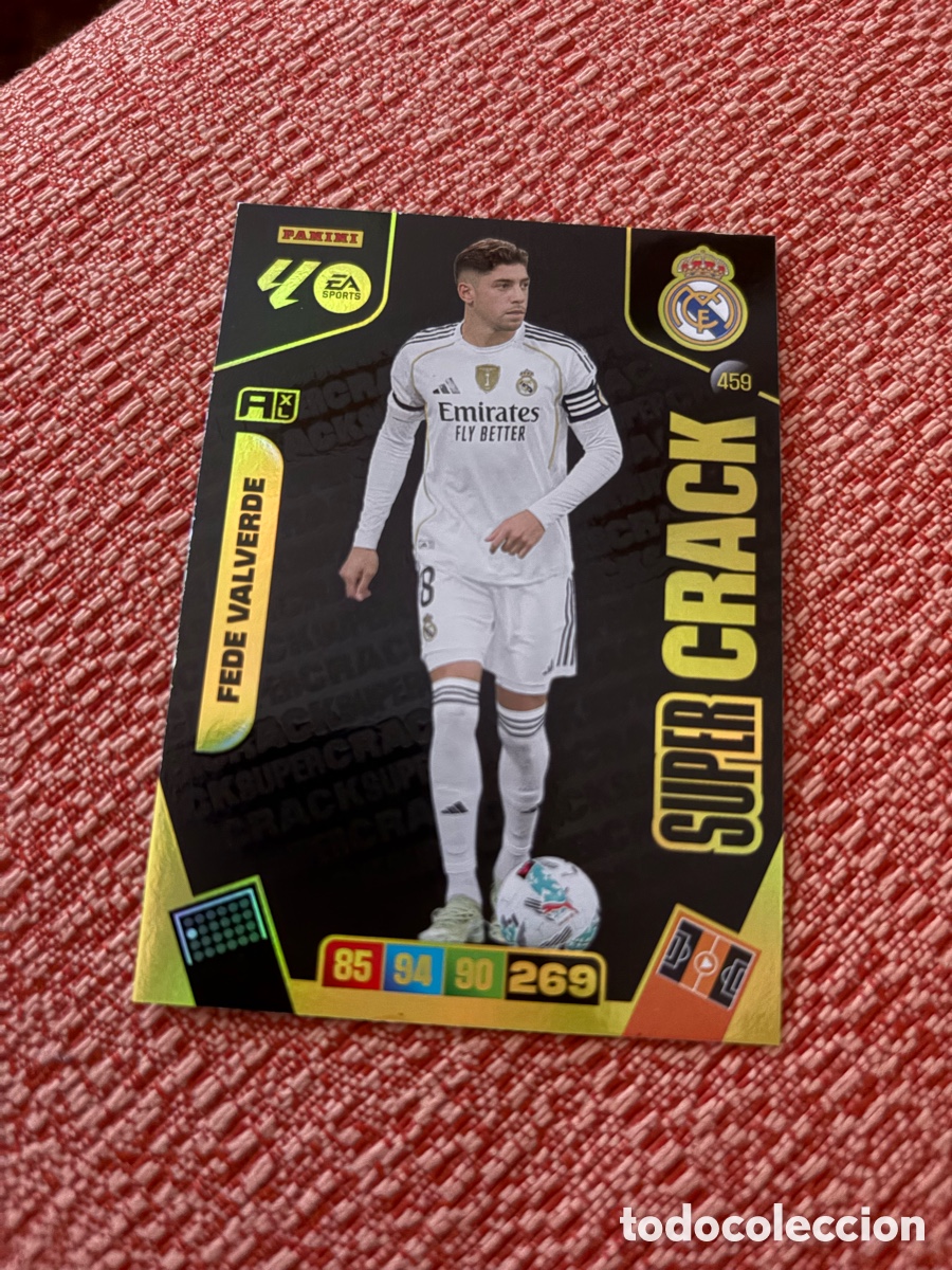Figurine di Calcio: 459 - FEDE VALVERDE, REAL MADRID SUPER CRACK ADRENALYN 2025 2026
