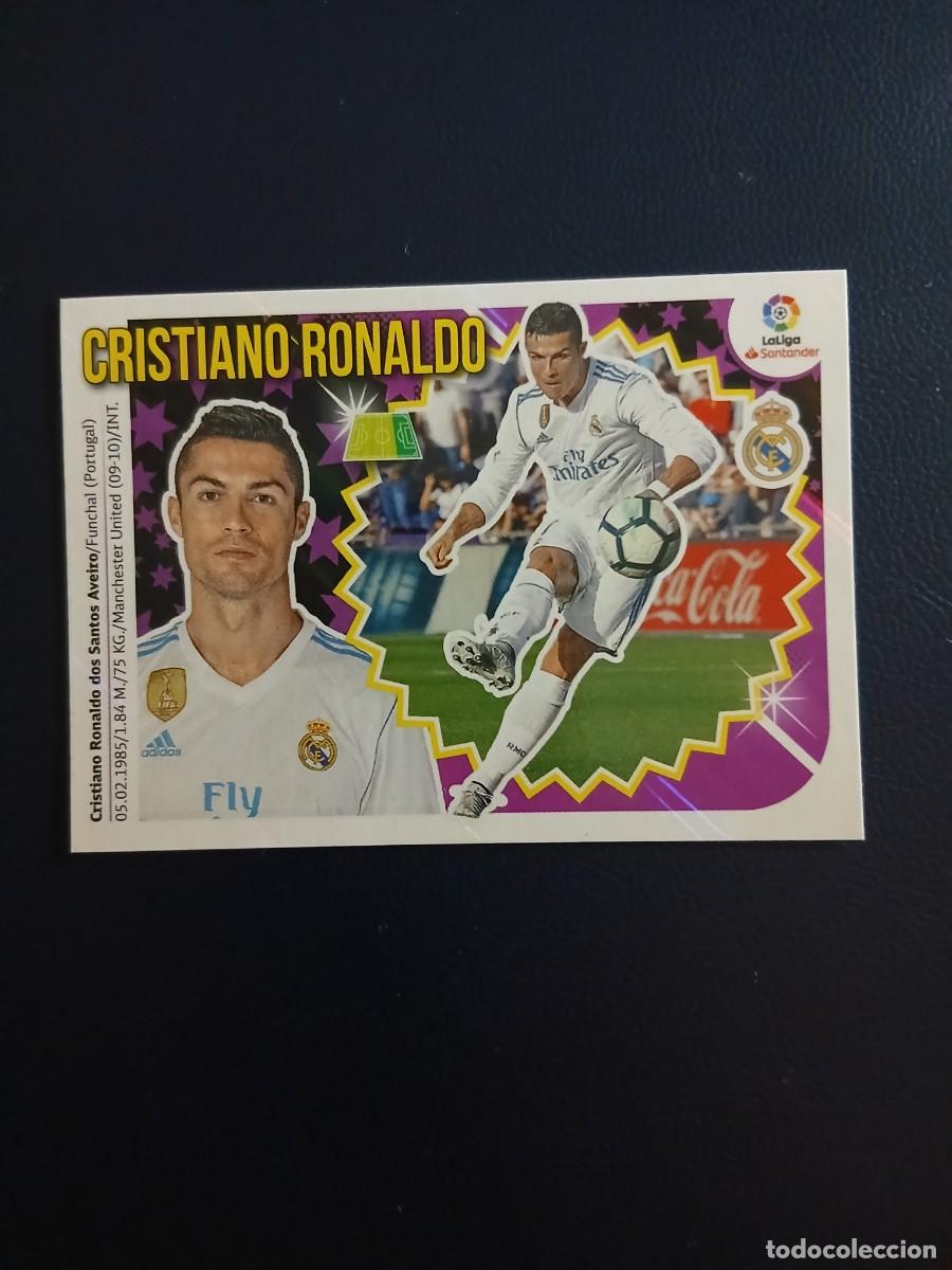 Fu&szlig;ball-Sticker: 15 CRISTIANO RONALDO REAL MADRID BAJA PANINI LIGA ESTE 2018 2019 18 19
