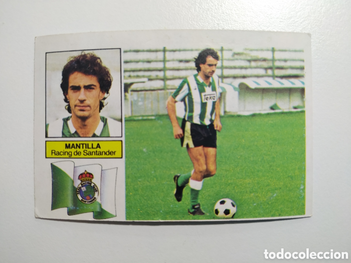 Cromos de Futebol: MANTILLA VERSION RAYAS RACING DE SANTANDER DESPEGADO LIGA EDICIONES ESTE 1982 1983 82 83