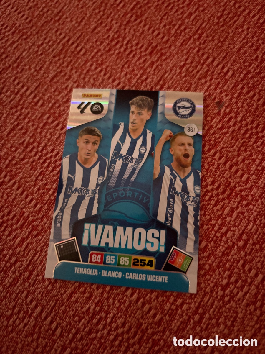 Cromos de f&uacute;tbol: 361 &iexcl;VAMOS! VAMOS D. ALAVES PANINI ADRENALYN XL 25 26