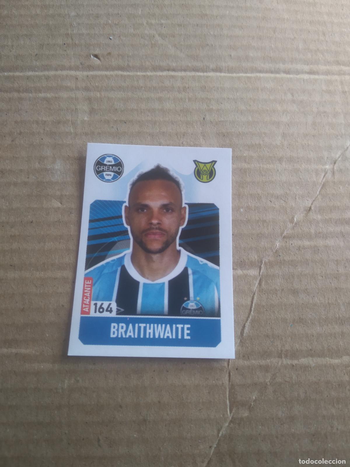Cromos de f&uacute;tbol: 164 BRAITHWAITE GREMIO CROMO FUTBOL LIGA BRASIL BRASILEIRAO