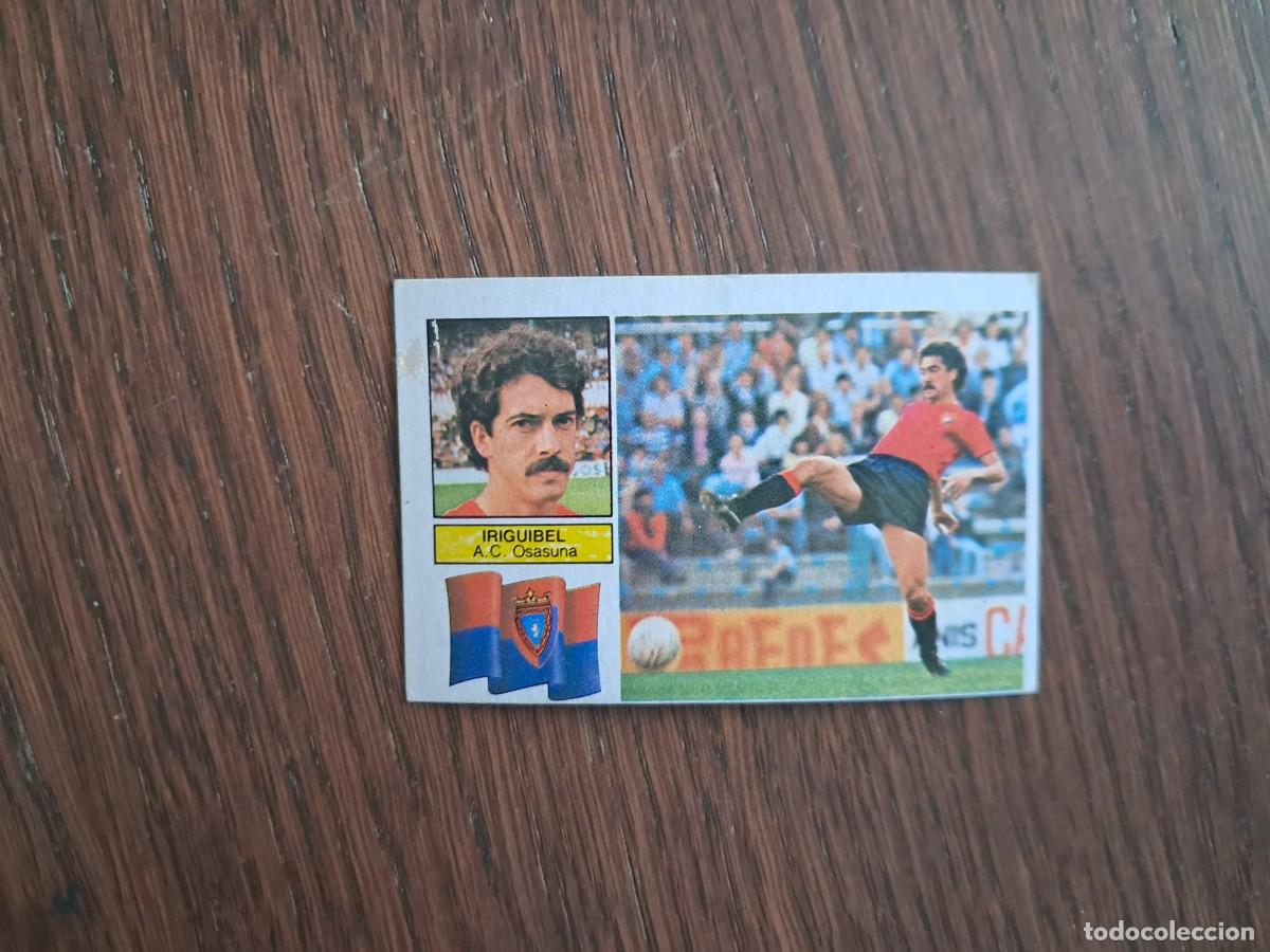 Cromos de f&uacute;tbol: cromo de futbol, ediciones Este, liga 82-83, Iriguibel, A.C. Osasuna. sin pegar.