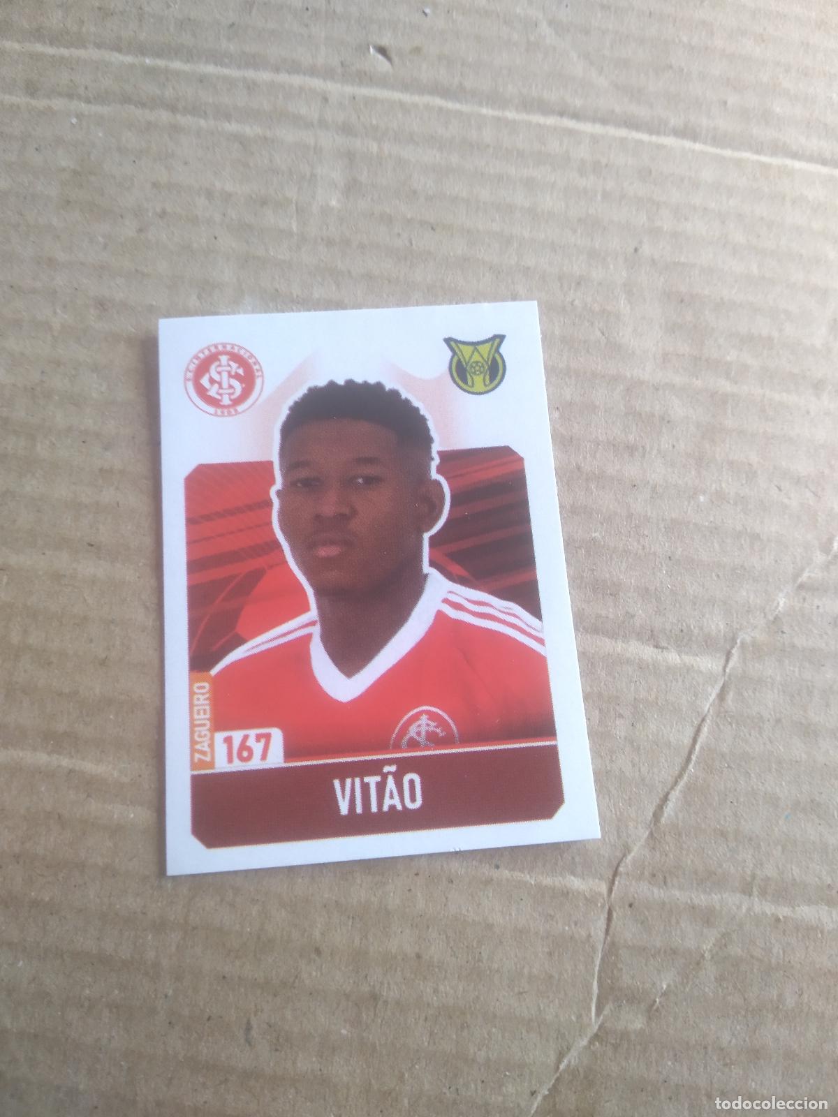 Cromos de f&uacute;tbol: 167 VITAO INTERNACIONAL CROMO FUTBOL LIGA BRASIL BRASILEIRAO