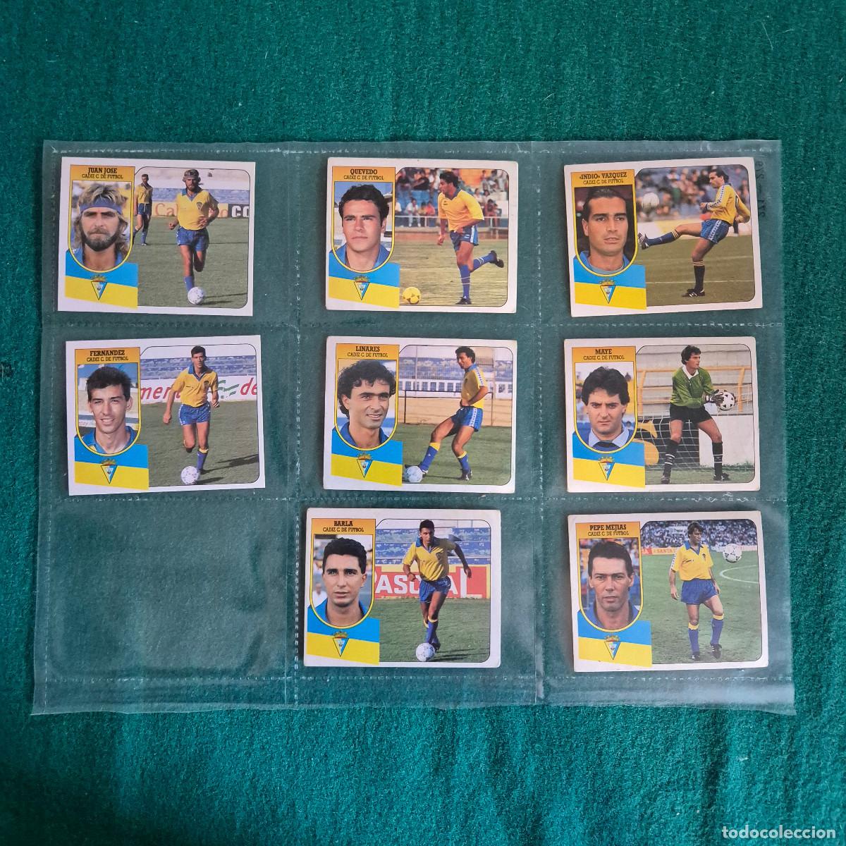 Cromos de Futebol: 8 CROMOS LIGA ESTE 1991 1992 91 92 CADIZ