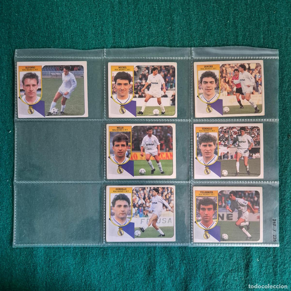 Cromos de Futebol: 7 CROMOS LIGA ESTE 1991 1992 91 92 MADRID