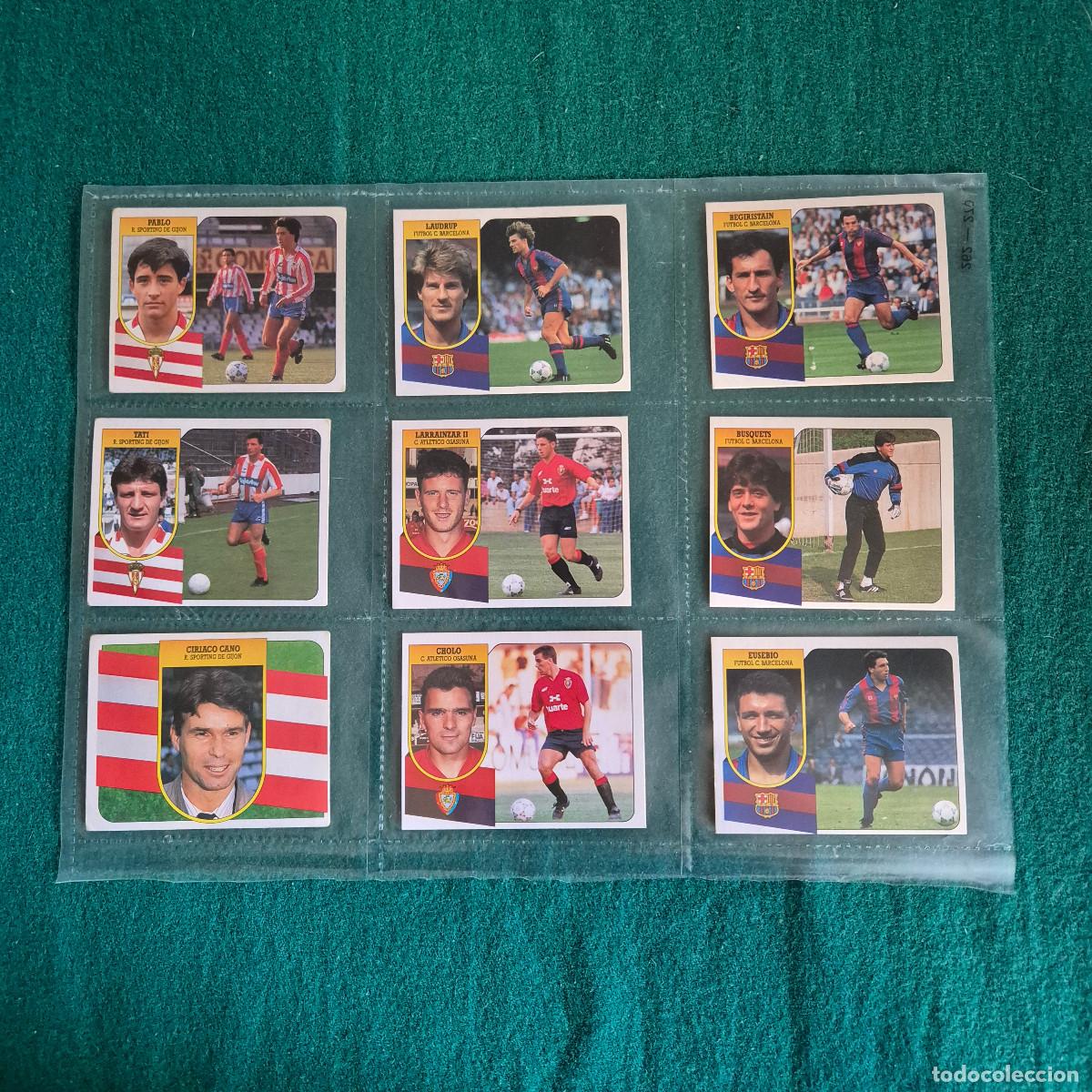 Cromos de Futebol: 9 CROMOS LIGA ESTE 1991 1992 91 92 BARCELONA GIJON OSASUNA