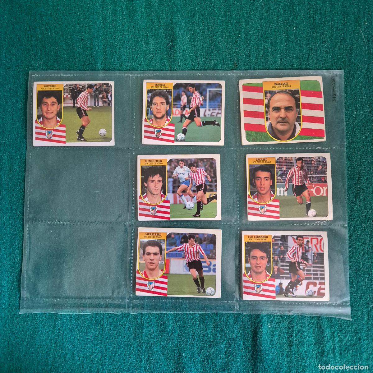 Cromos de Futebol: 7 CROMOS LIGA ESTE 1991 1992 91 92 BILBAO