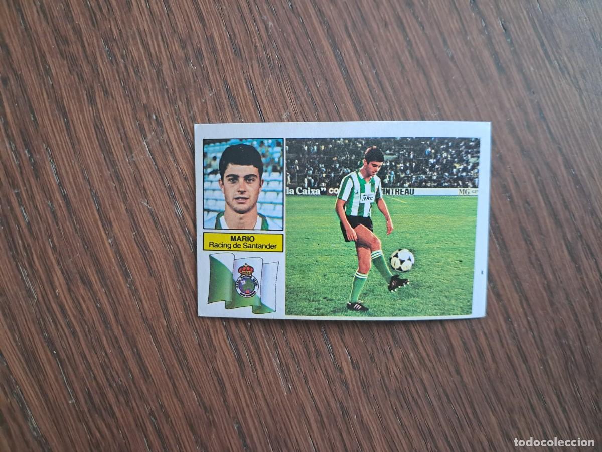 Figurine di Calcio: cromo de futbol, ediciones Este, liga 82-83, Mario, Racing de Santander. sin pegar.