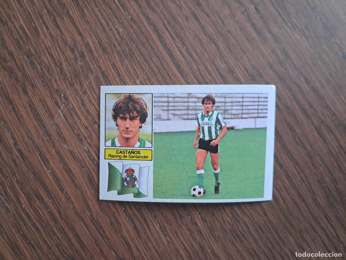 Cromos de f&uacute;tbol: cromo de futbol, ediciones Este, liga 82-83, Casta&ntilde;os, Racing de Santander. sin pegar.