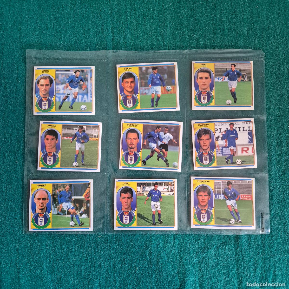 Cromos de f&uacute;tbol: 9 CROMOS LIGA ESTE 1996 1997 96 97 OVIEDO