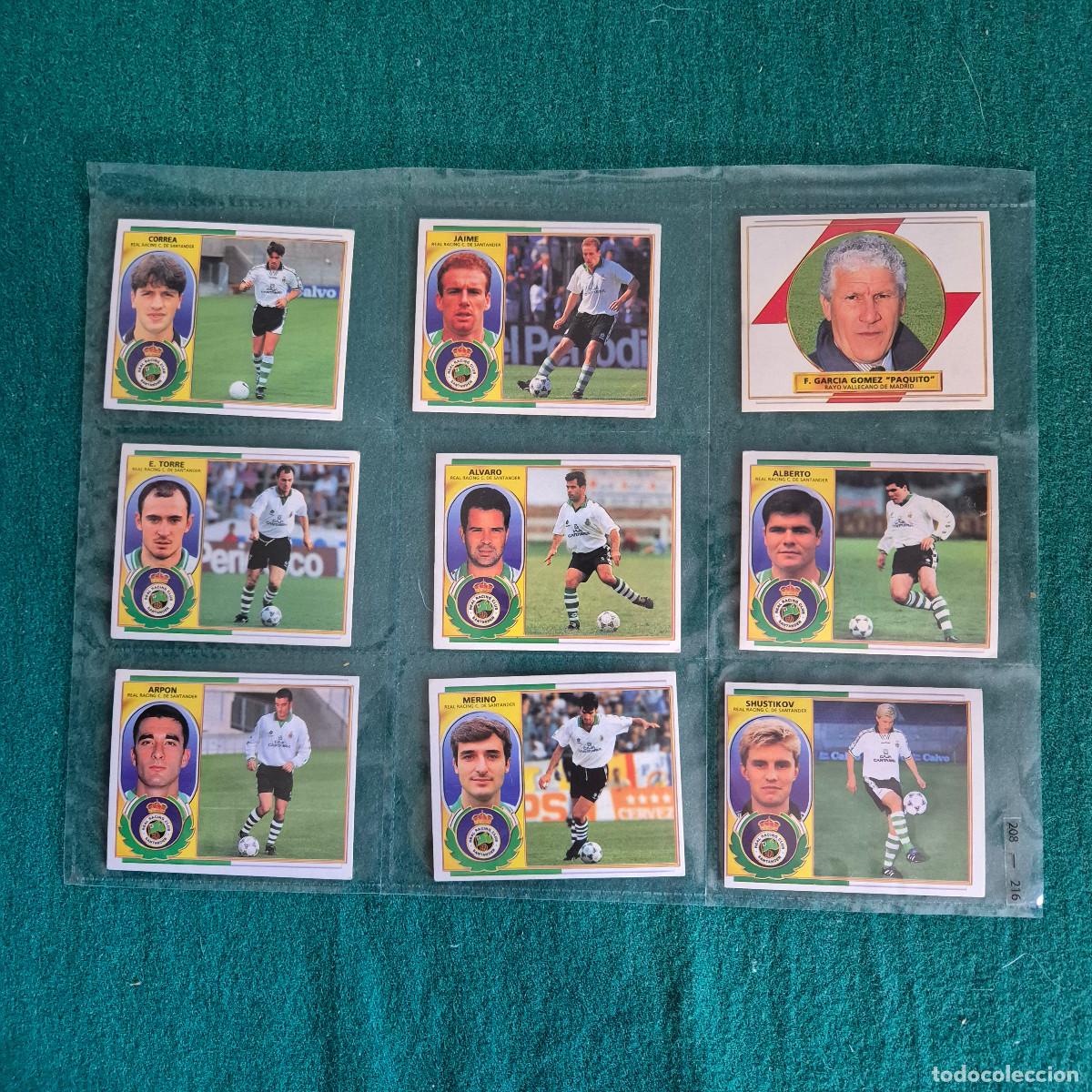 Cromos de f&uacute;tbol: 9 CROMOS LIGA ESTE 1996 1997 96 97 SANTANDER