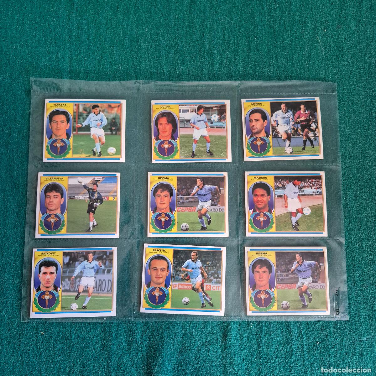 Cromos de f&uacute;tbol: 9 CROMOS LIGA ESTE 1996 1997 96 97 CELTA