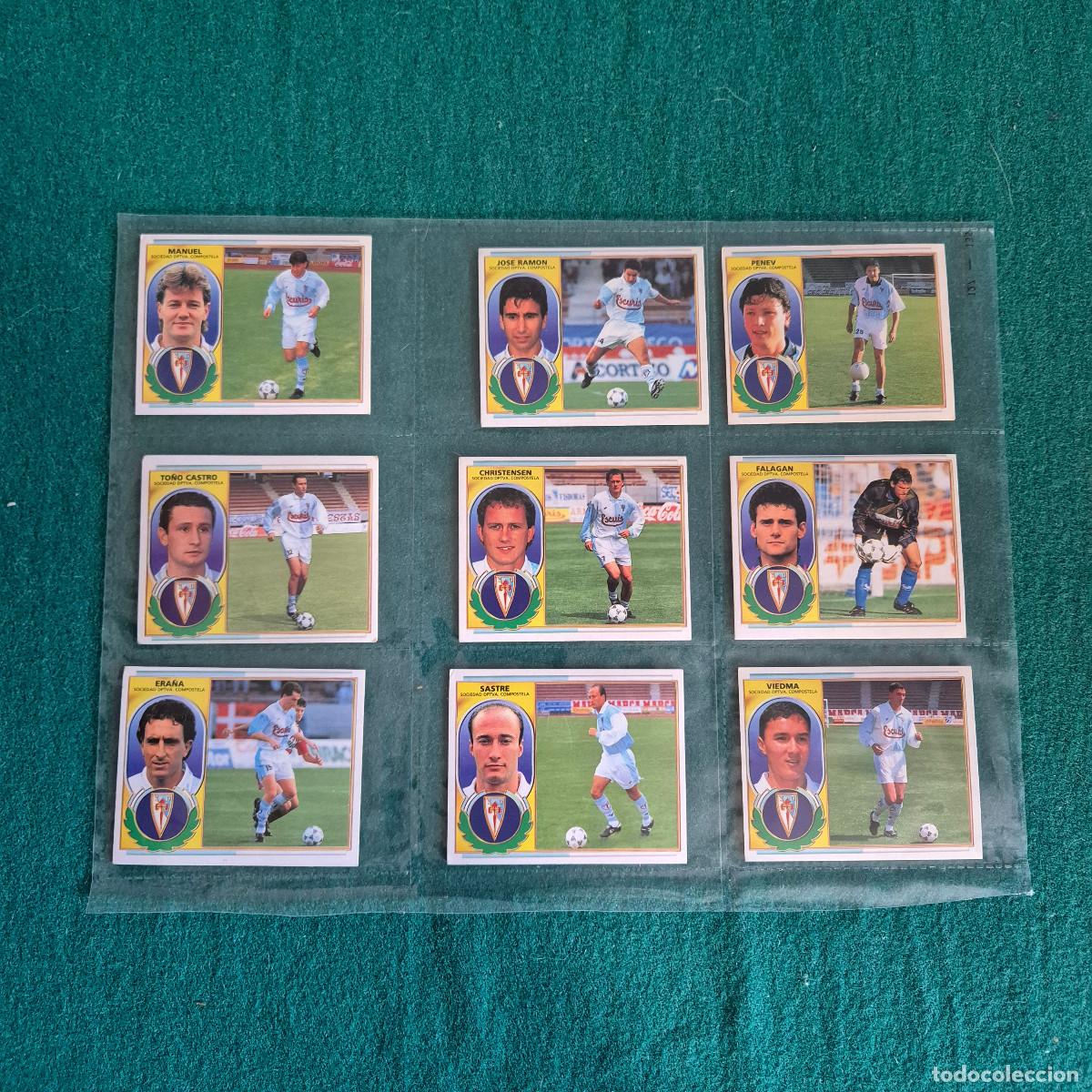 Cromos de f&uacute;tbol: 9 CROMOS LIGA ESTE 1996 1997 96 97 COMPOSTELA