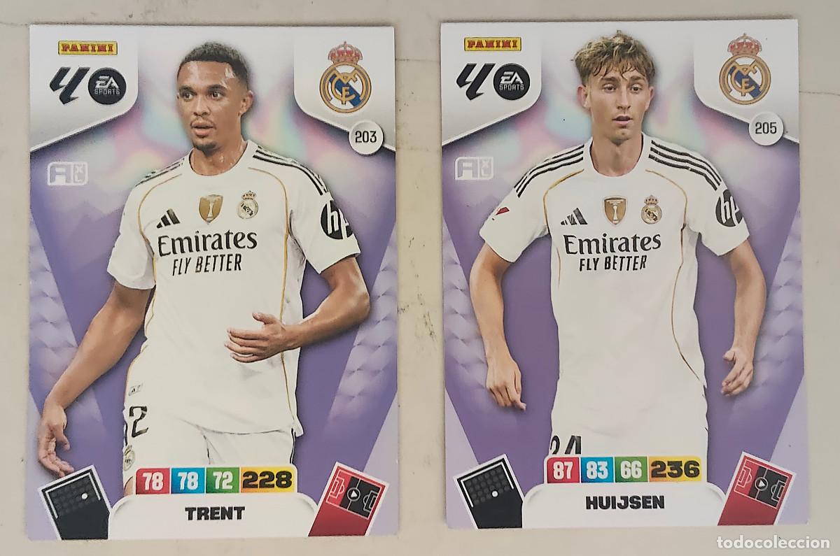 Cromos de f&uacute;tbol: TRADING CARD FUTBOL HUIJSEN REAL MADRID C.F. N&ordm; 205 LIGA ADRENALYN XL - PANINI - + otra