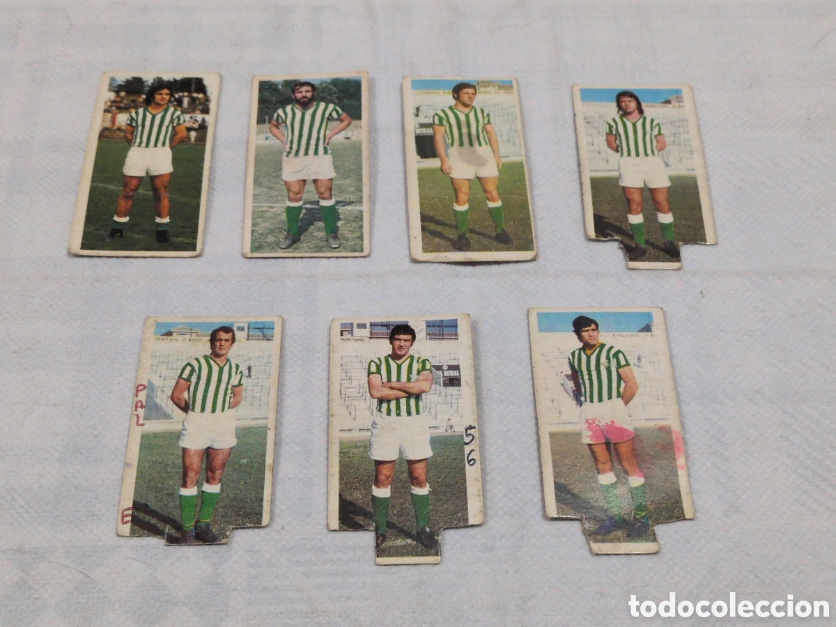 Figurine di Calcio: Lote de 7 cromos del Betis. liga 75/76. Colecciones Este.