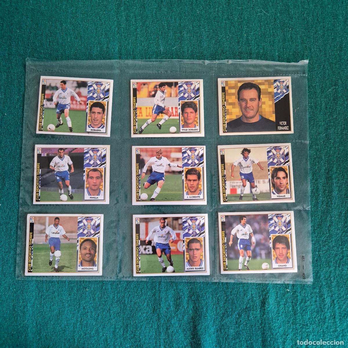 Figurine di Calcio: 9 CROMOS LIGA ESTE 1997 1998 TENERIFE