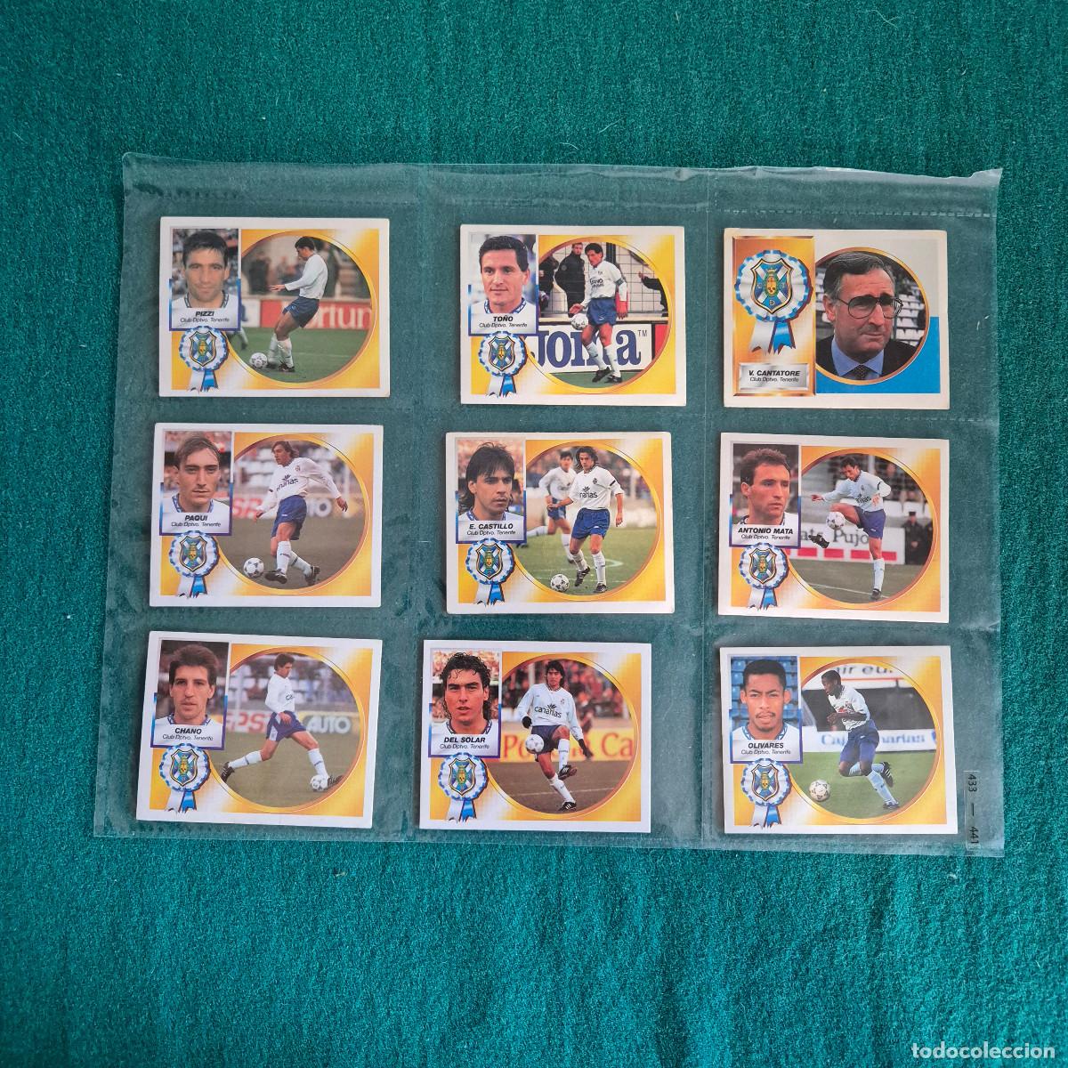 Figurine di Calcio: 9 CROMOS LIGA ESTE 1994 1995 TENERIFE