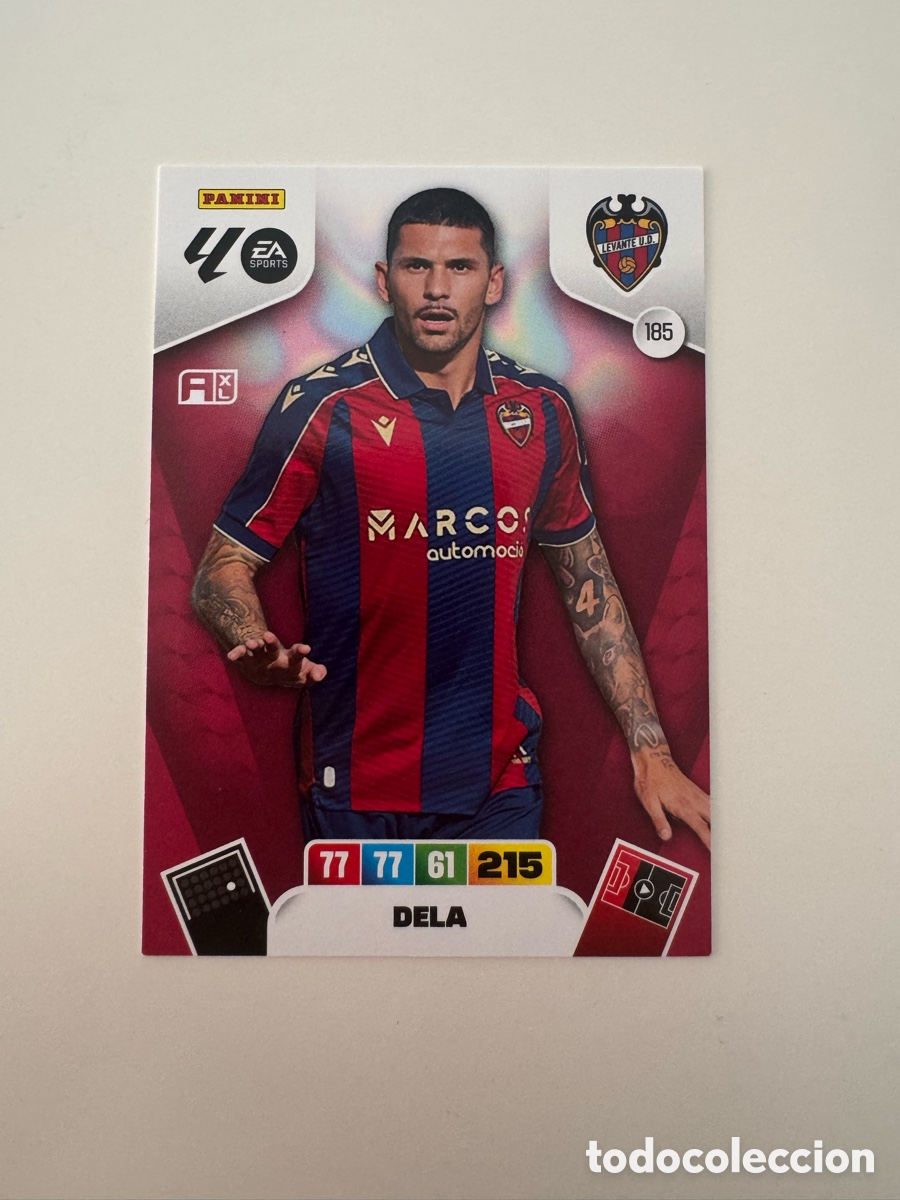 Cromos de f&uacute;tbol: PANINI ADRENALYN XL LIGA 2025-2026 25-26 &ndash; Dela Levante UD N&ordm; 185