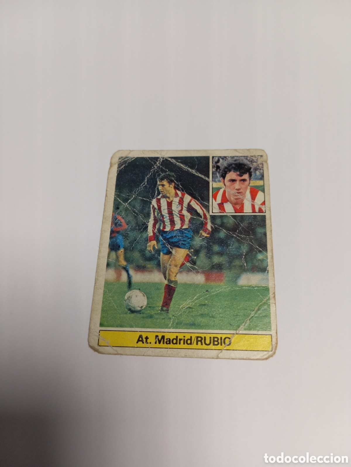 Cromos de f&uacute;tbol: RUBIO Atl&eacute;tico de Madrid Liga Este 1981 1982 SIN PEGAR 81 82