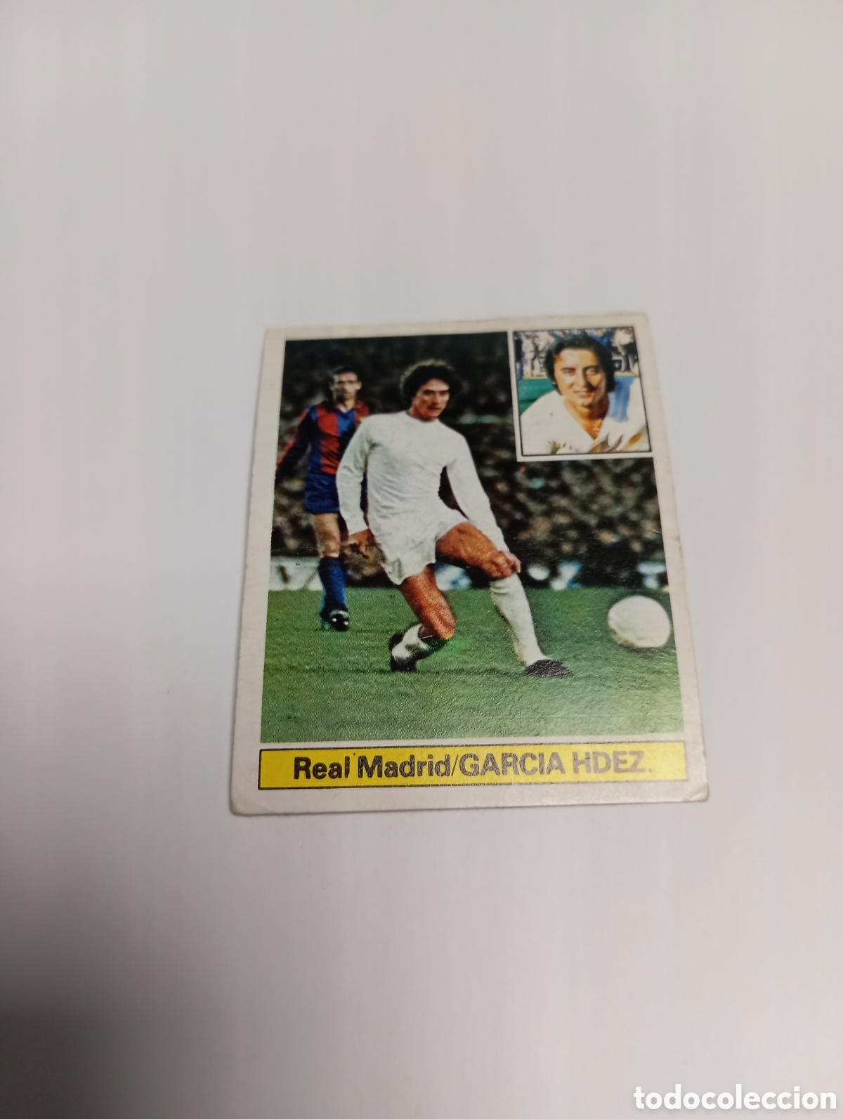 Fu&szlig;ball-Sticker: GARC&Iacute;A HERN&Aacute;NDEZ Real Madrid Liga Este 1981 1982 NUEVO 81 82 SIN PEGAR
