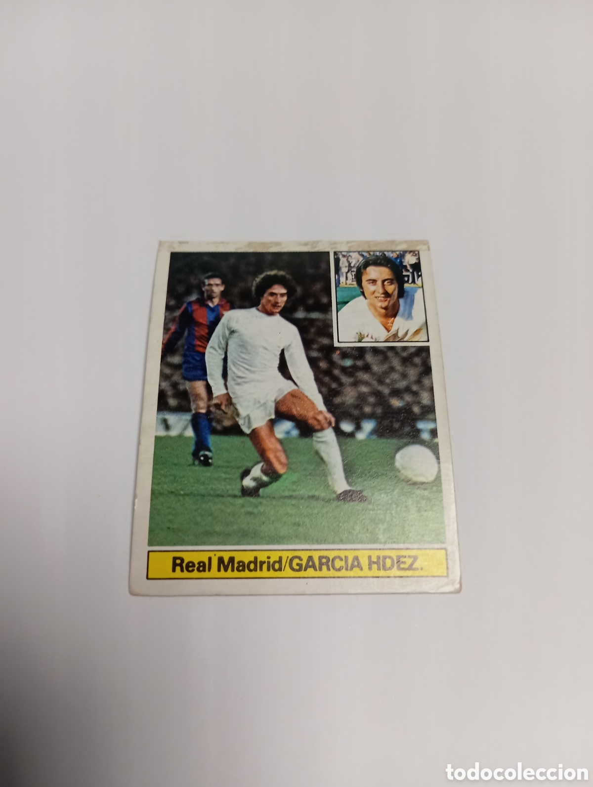 Fu&szlig;ball-Sticker: GARC&Iacute;A HERN&Aacute;NDEZ Real Madrid Liga Este 1981 1982 NUEVO 81 82 SIN PEGAR