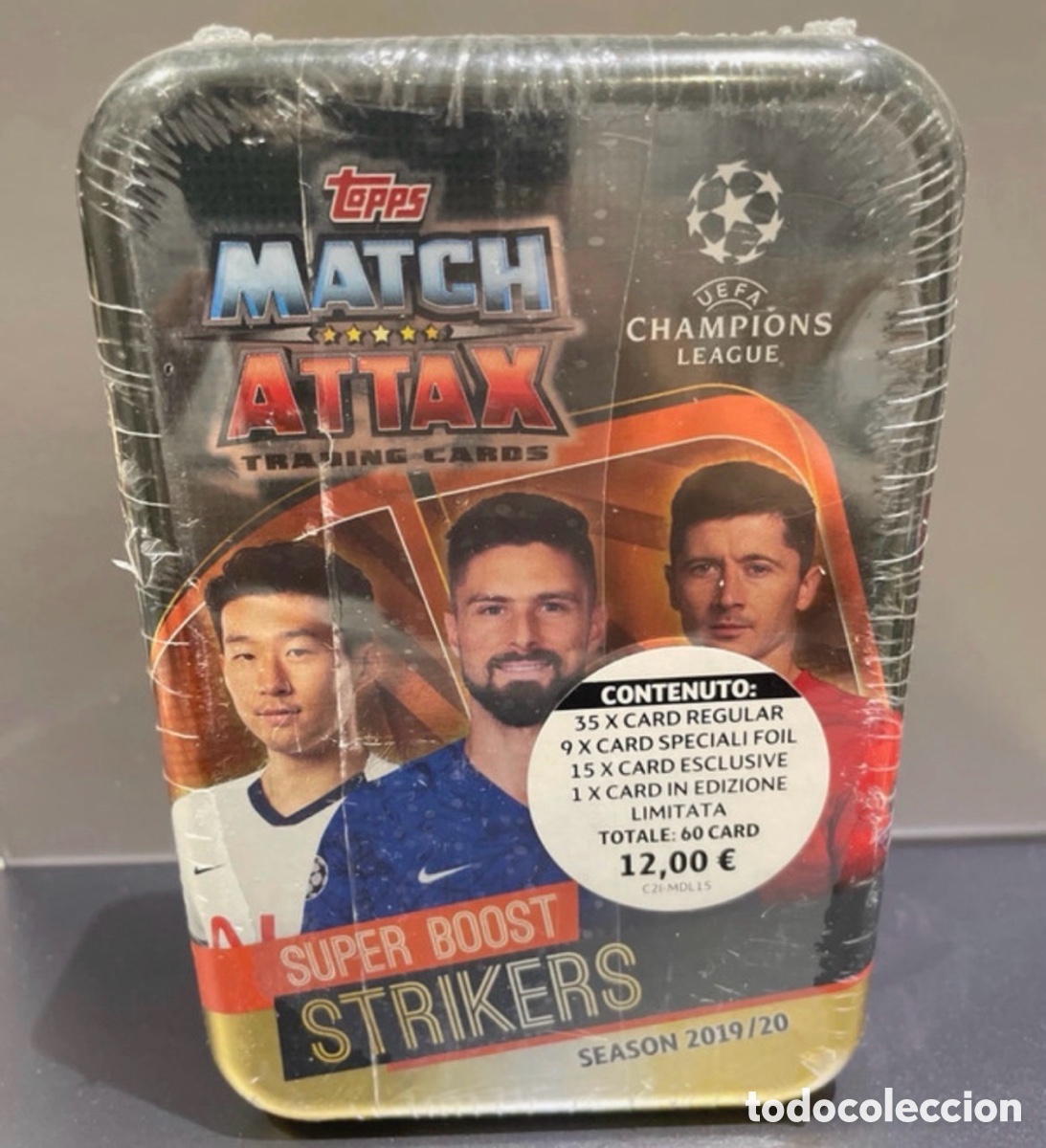 Figurine di Calcio: Lata Super Boost Strickers Match Attax 2019/20