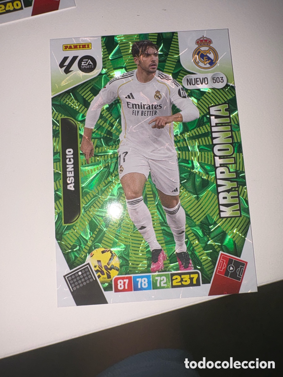 Cromos de f&uacute;tbol: 503 - ASENSIO, REAL MADRID NUEVO KRYPTONITA ADRENALYN 2025 2026