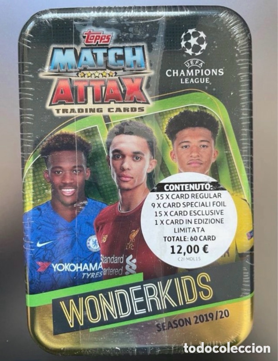Figurine di Calcio: Lata Topps Match Attax Wonderkids 2019-20