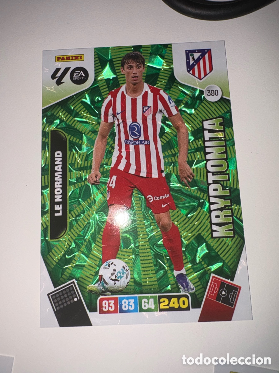Cromos de f&uacute;tbol: CARD ADRENALYN TEMPORADA 25/26: KRYPTONITA LE NORMAND, N&deg; 390