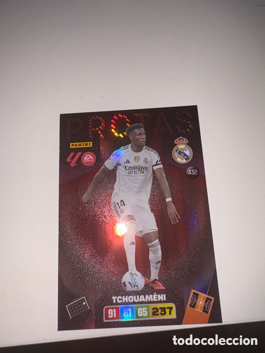Cromos de f&uacute;tbol: FICHA N&ordm; 432 TCHOUAMENI - ADRENALYN 25 26 - PANINI 2025 - 26 - CROMO - PROTAS
