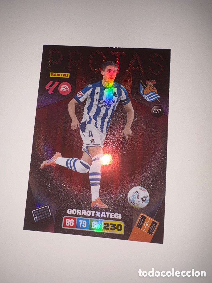 Cromos de f&uacute;tbol: FICHA N&ordm; 437 GORROTXATEGI - ADRENALYN 25 26 - PANINI 2025 - 26 - CROMO - PROTAS