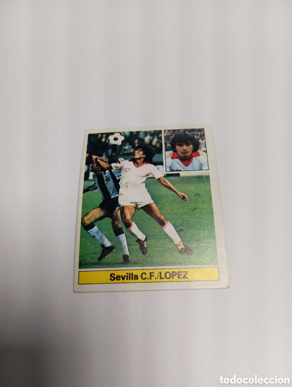 Cromos de f&uacute;tbol: L&Oacute;PEZ Sevilla Liga Este 1981 1982 NUEVO 81 82 SIN PEGAR