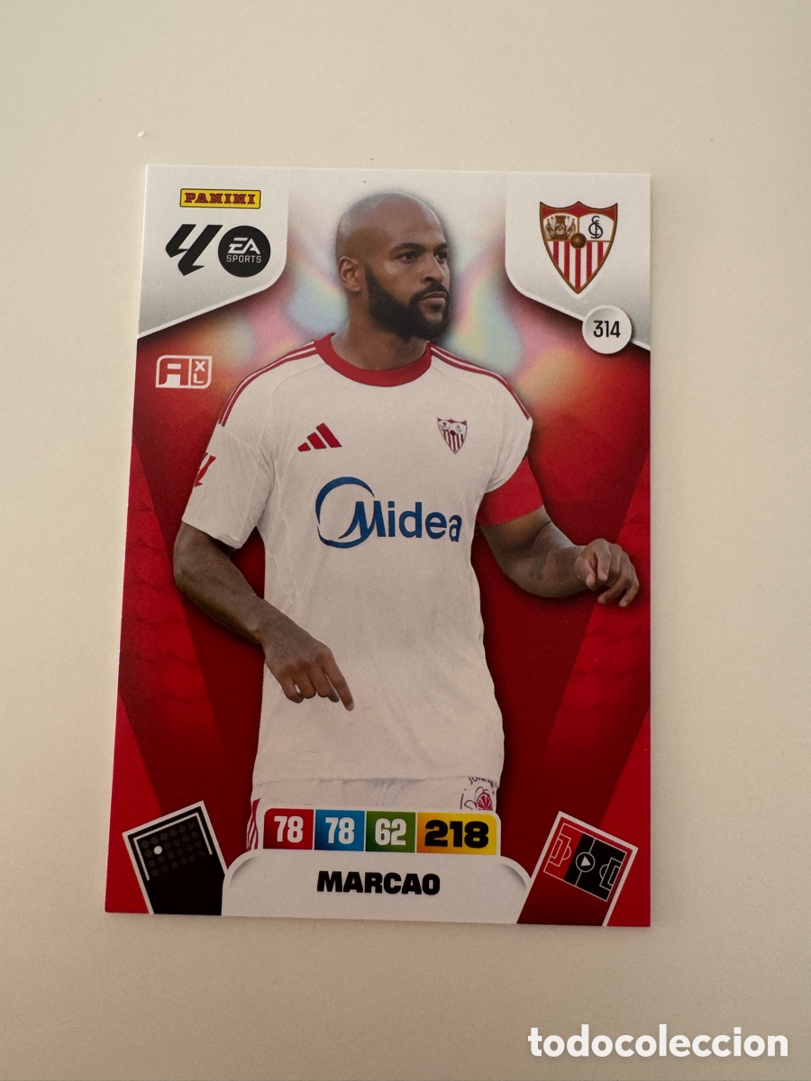 Cromos de f&uacute;tbol: PANINI ADRENALYN XL LIGA 2025-2026 25-26 &ndash; Marcao Sevilla FC N&ordm; 314