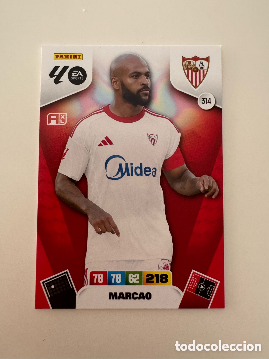 Cromos de f&uacute;tbol: PANINI ADRENALYN XL LIGA 2025-2026 25-26 &ndash; Marcao Sevilla FC N&ordm; 314