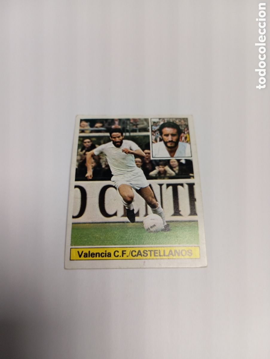 Cromos de f&uacute;tbol: CASTELLANOS Valencia Liga Este 1981 1982 NUEVO 81 82 SIN PEGAR