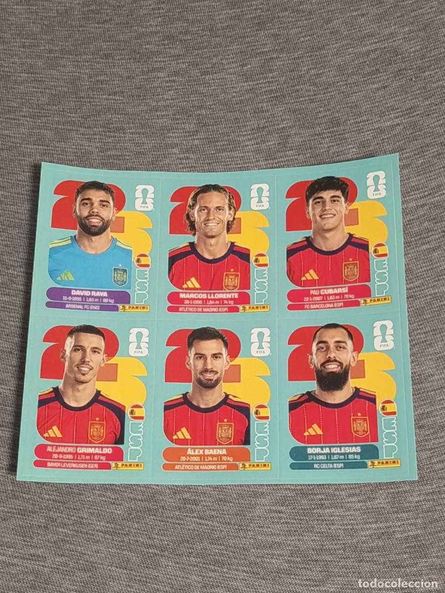 Figurine di Calcio: LAMINA 6.JUGADORES ESPA&Ntilde;A AMPLIACION STICKER MUNDIAL 2026 PANINI FIFA WORLD CUP NUEVO