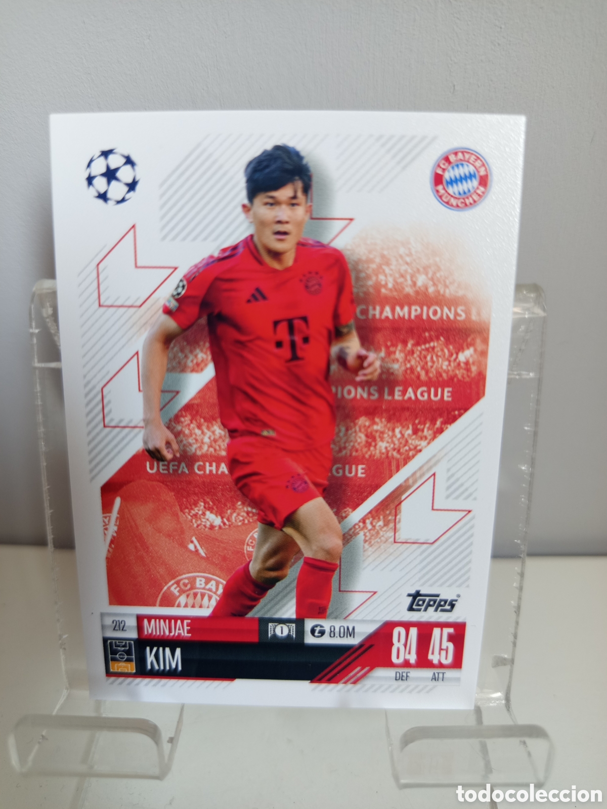 Cartes &agrave; collectionner de Football: ❇️ CROMO CARD ⚽ KIM BAYERN DE MUNICH 212 2024 2025 24 25 MATCH ATTAX CHAMPIONS LEAGUE TOPPS ❇️